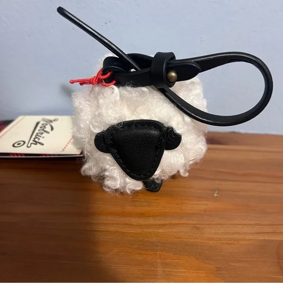 Woolrich x Target  White and Black Sheep Bag Charm - Picture 2 of 4